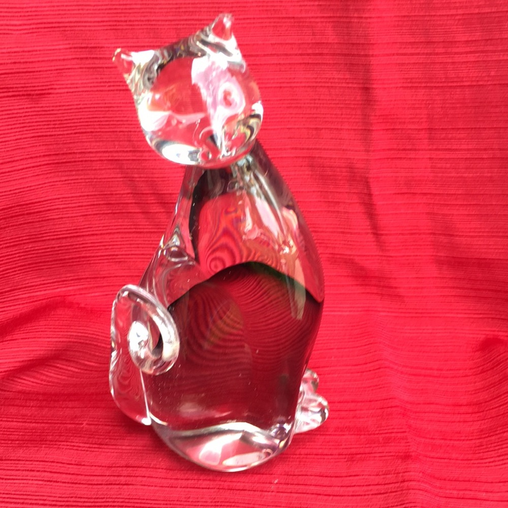 Vintage Crystal Stylized Cat